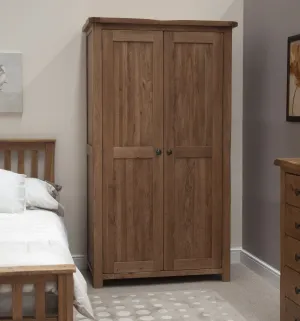 Rustic Oak Wardrobe