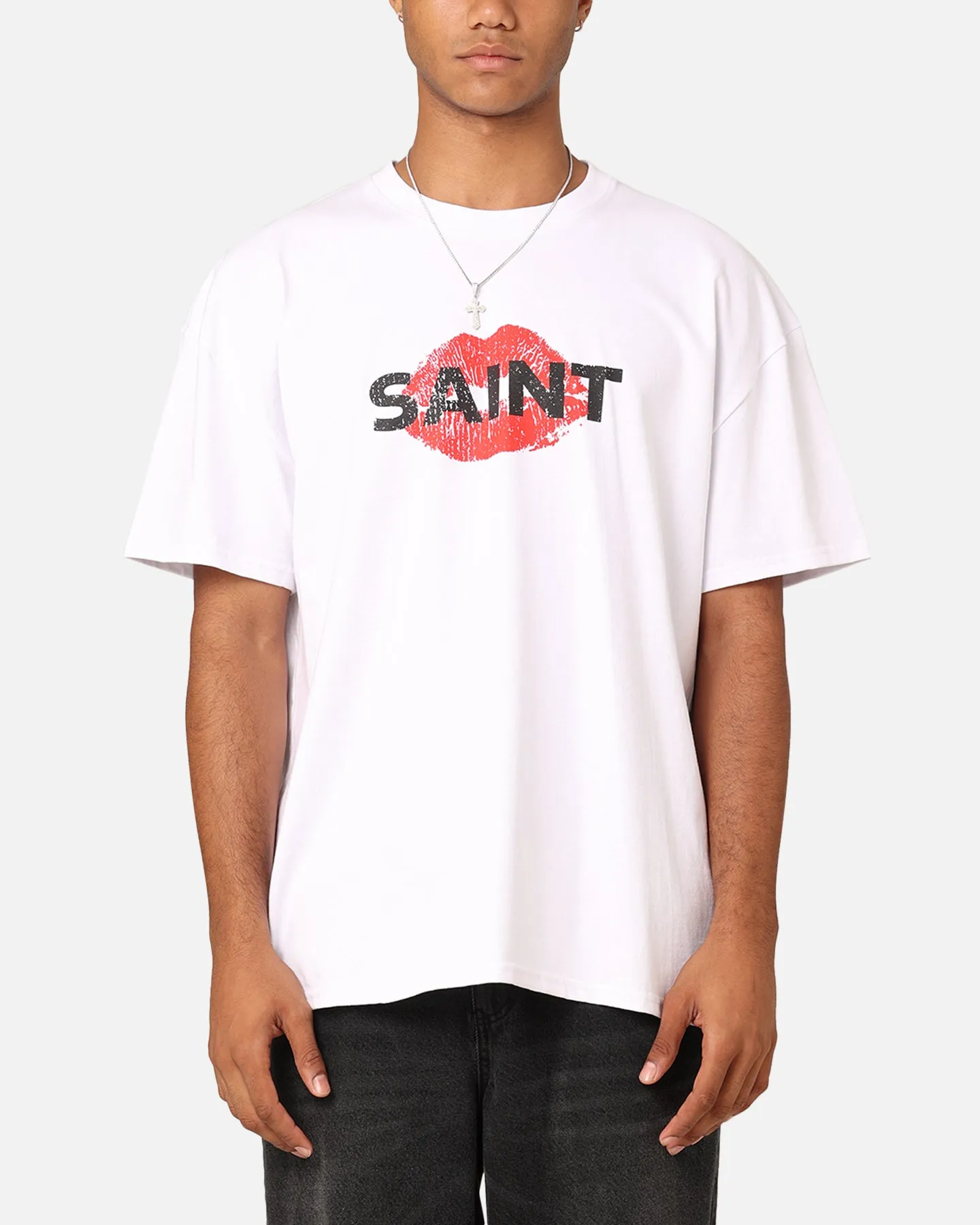 Saint Morta Love Helpline T-Shirt White