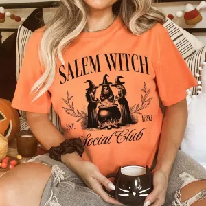 Salem Witch Social Club Wholesale Bella Graphic Tee - Quick Shipping