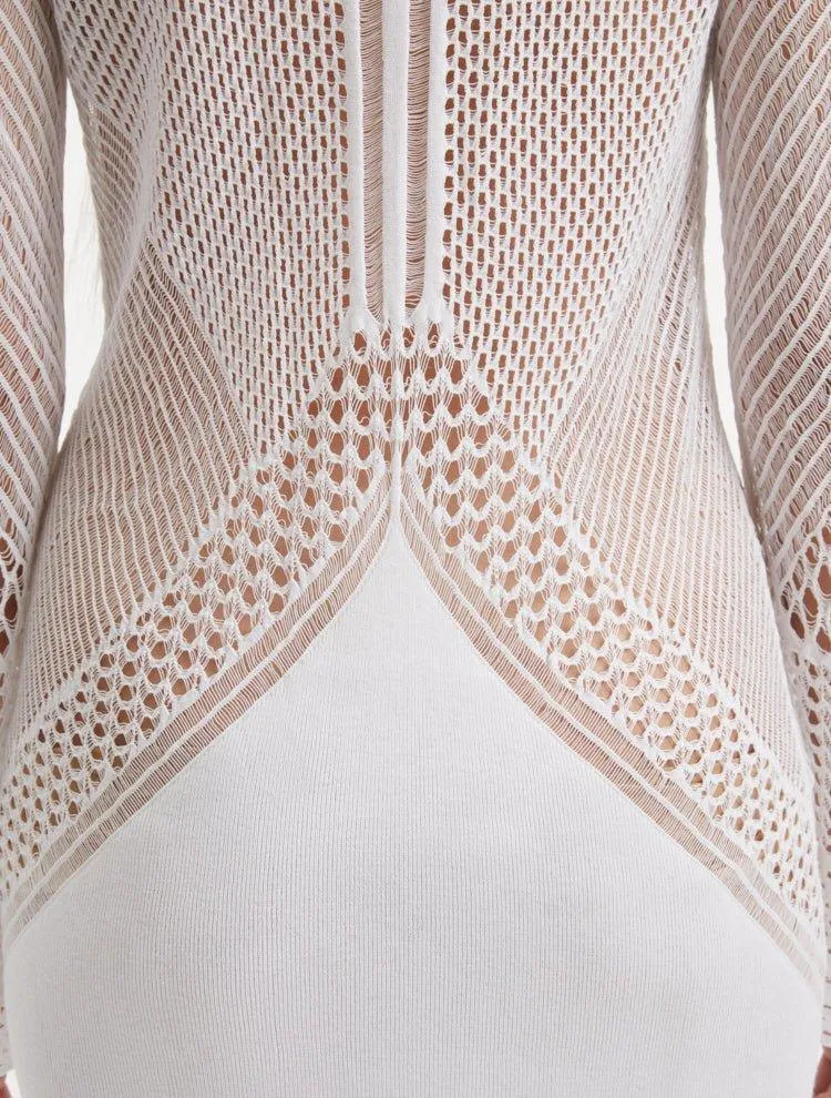 SEYMA SUBASI - ELBA WHITE DRESS