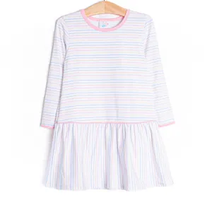 Sherbet Stripes Dress, Pink