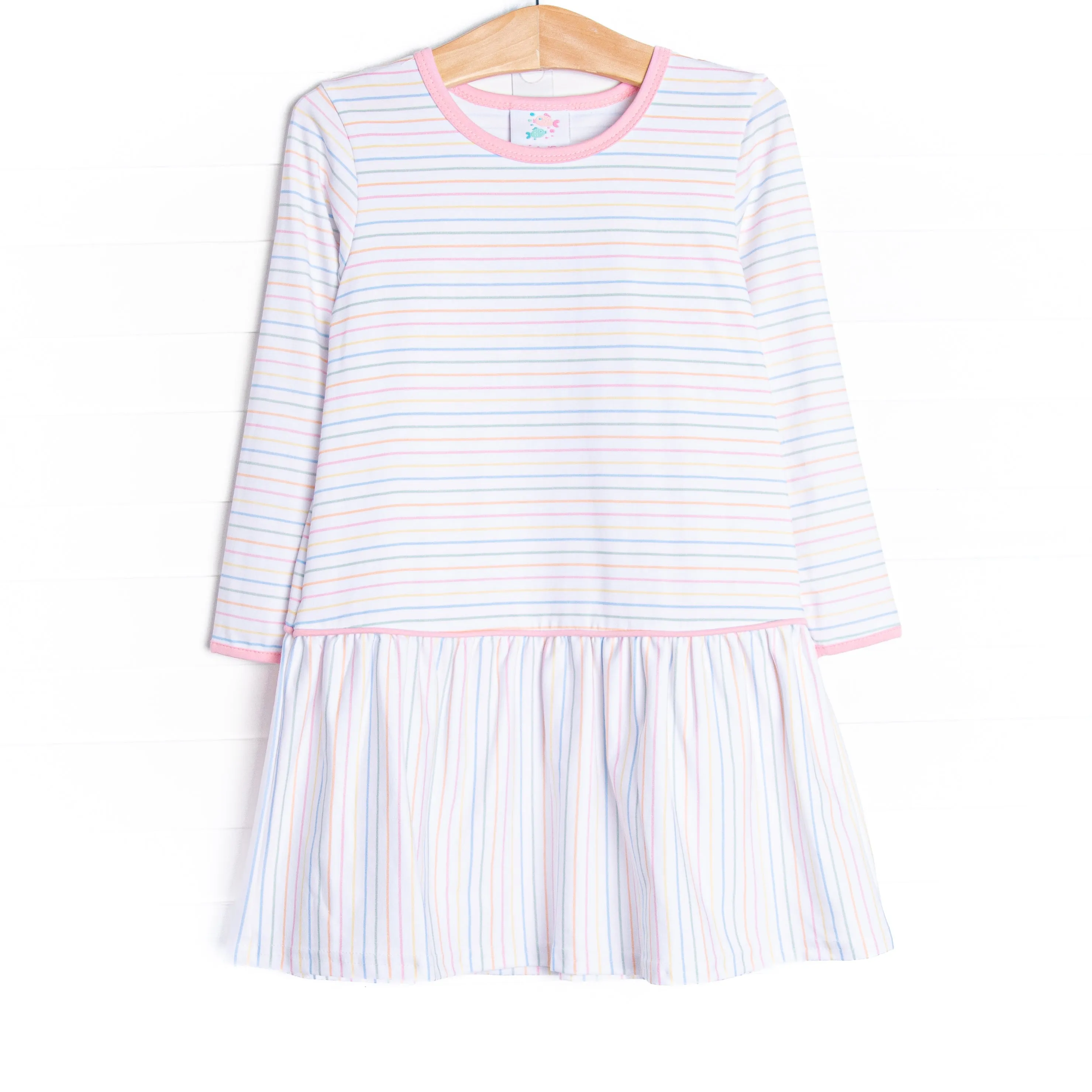 Sherbet Stripes Dress, Pink