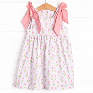 Signs of Spring Dress, Pink