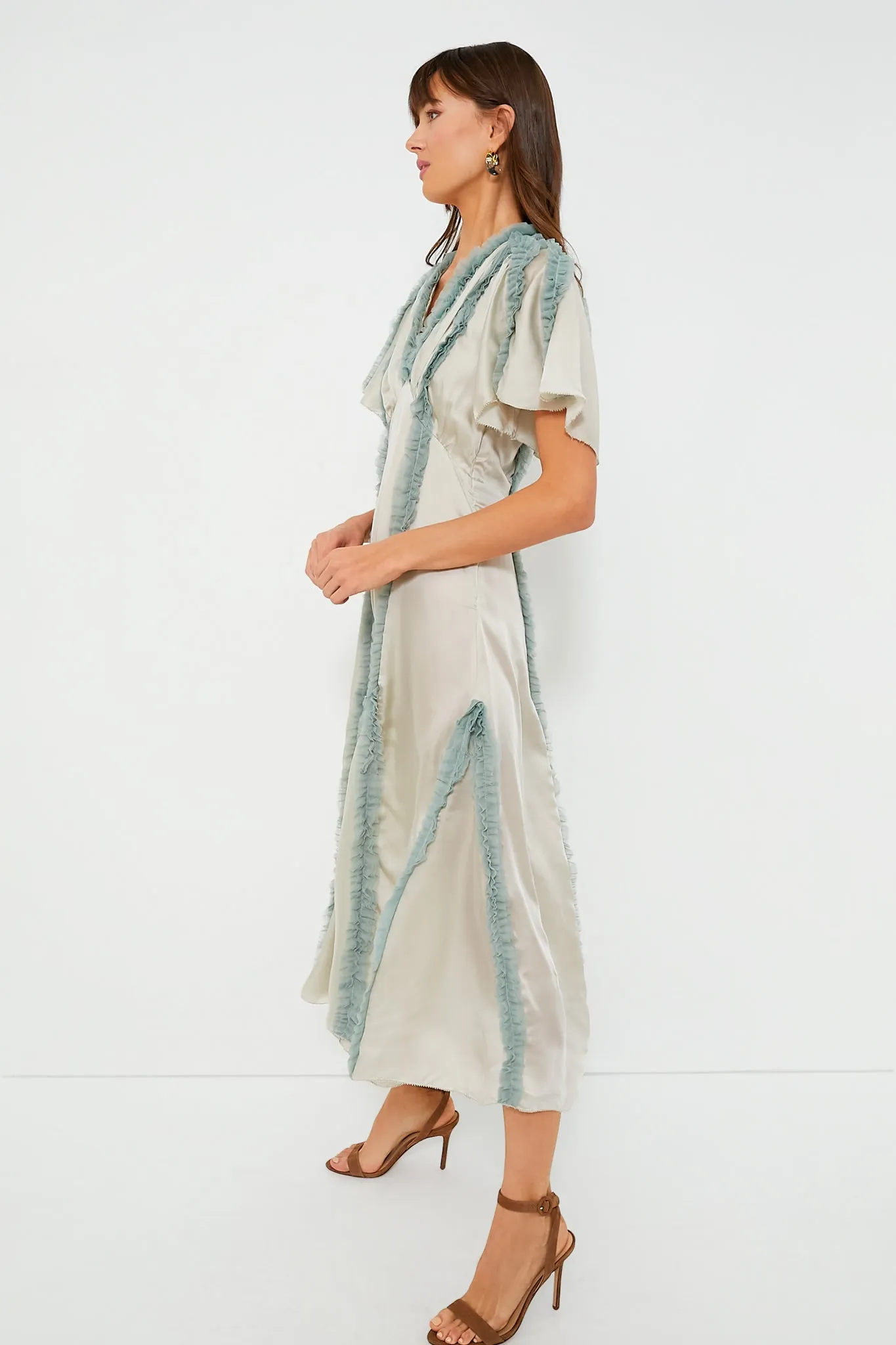 Silver with Icy Blue The Dancehall Dress