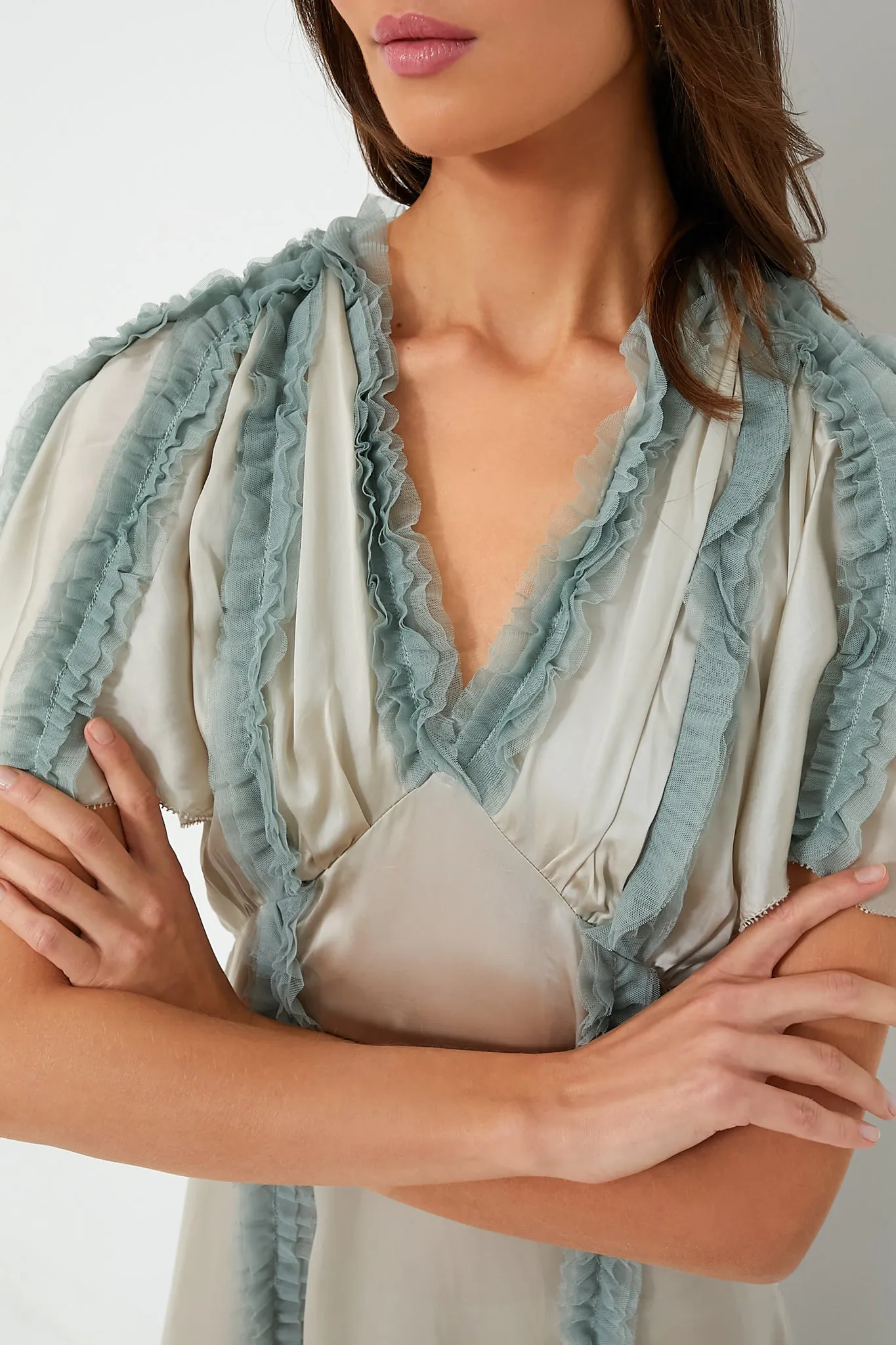 Silver with Icy Blue The Dancehall Dress
