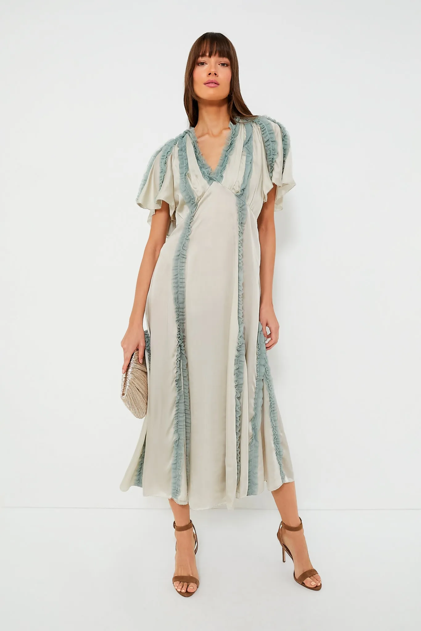 Silver with Icy Blue The Dancehall Dress