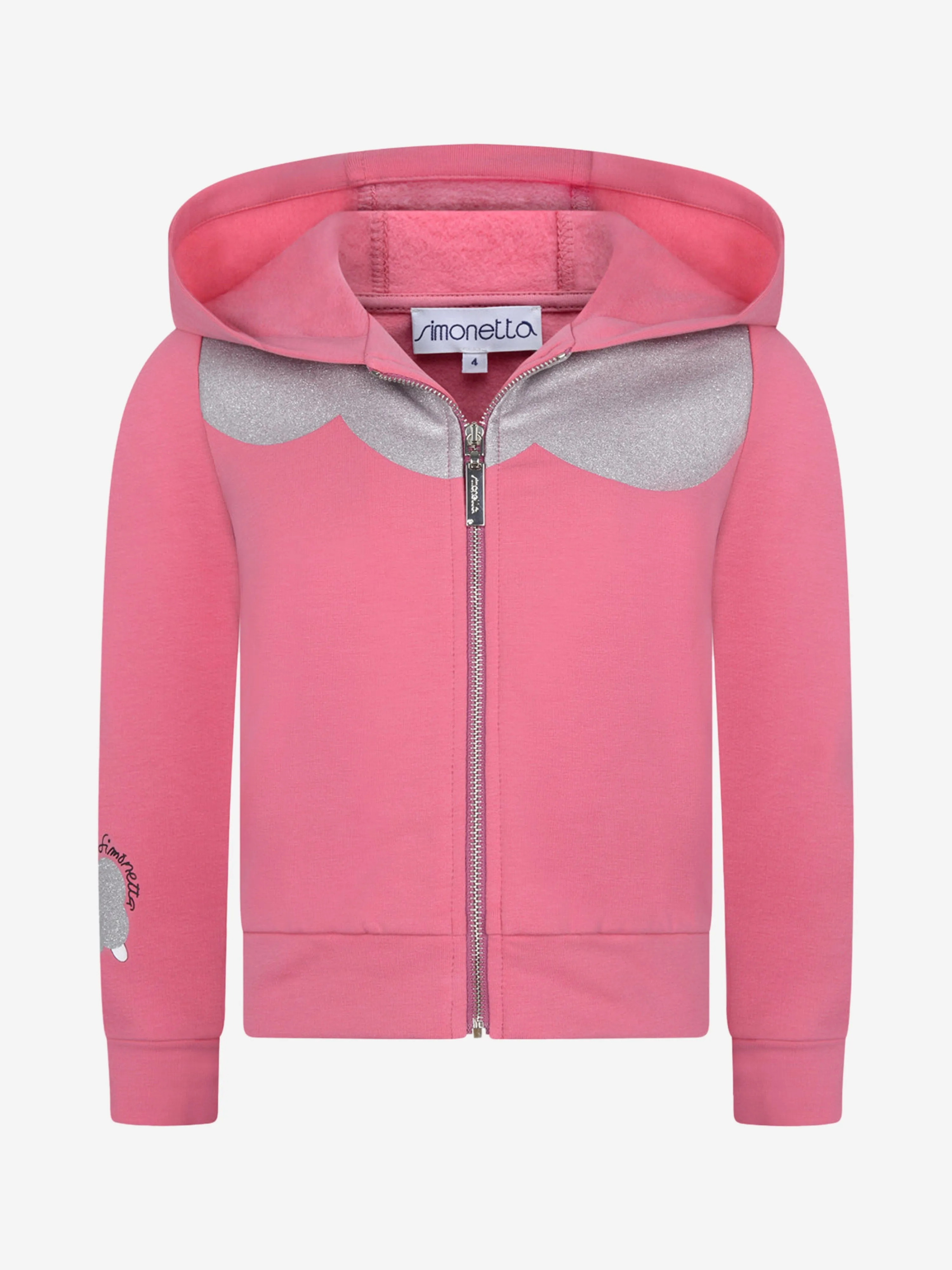 Simonetta  & Silver Zip Up Top