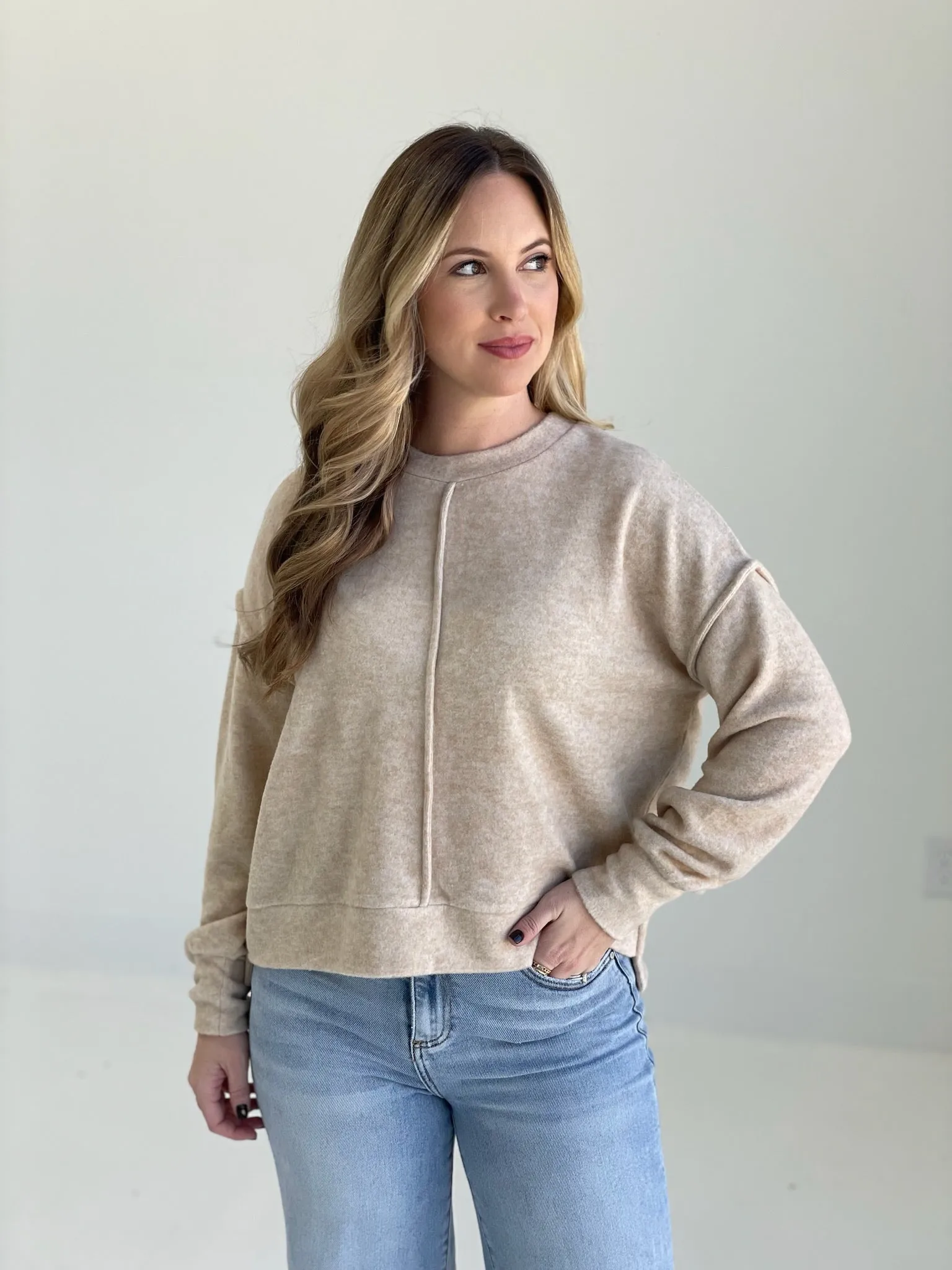 Simply It Sweater - Beige