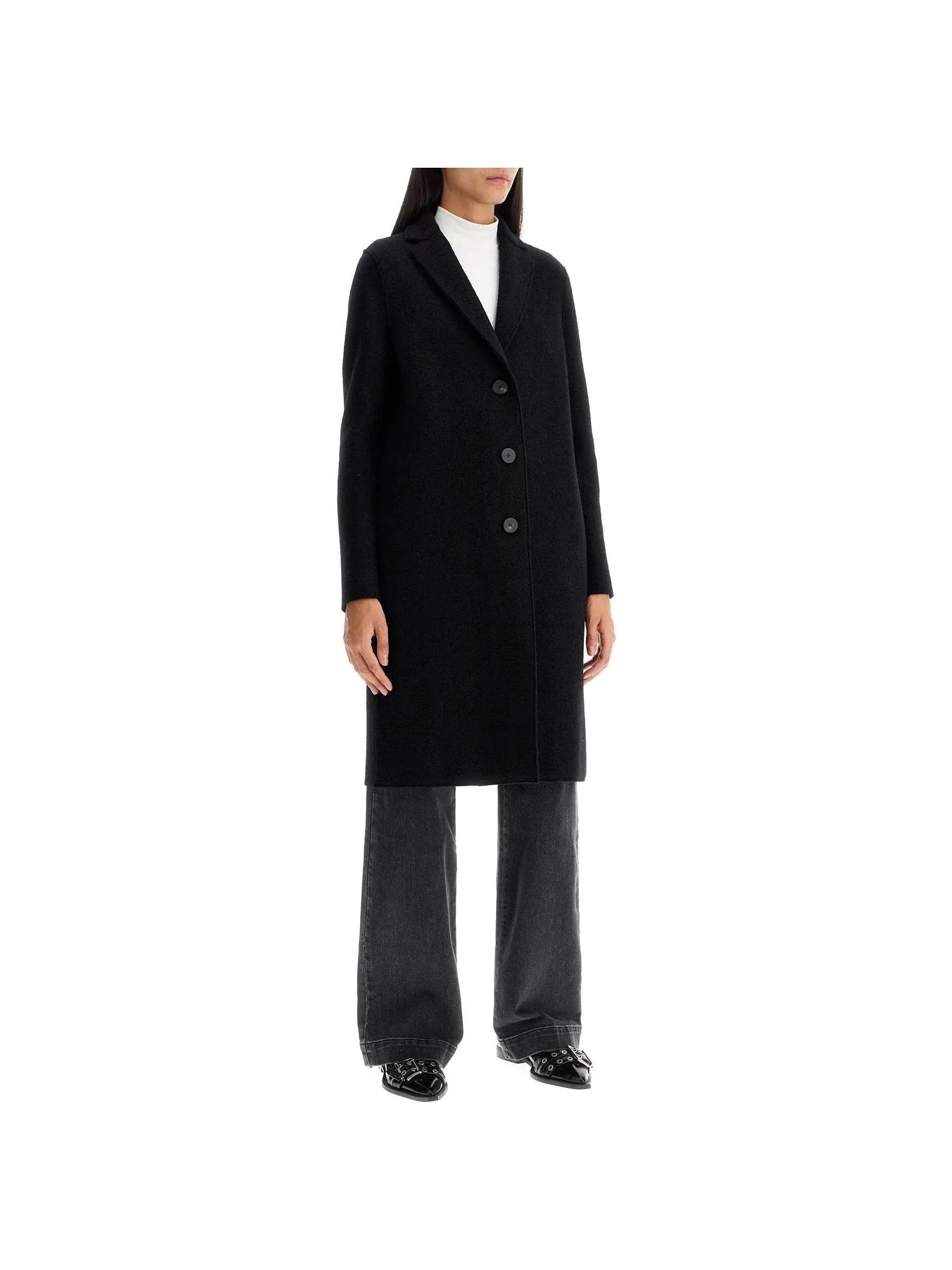 Single-Breasted Coat Wool
