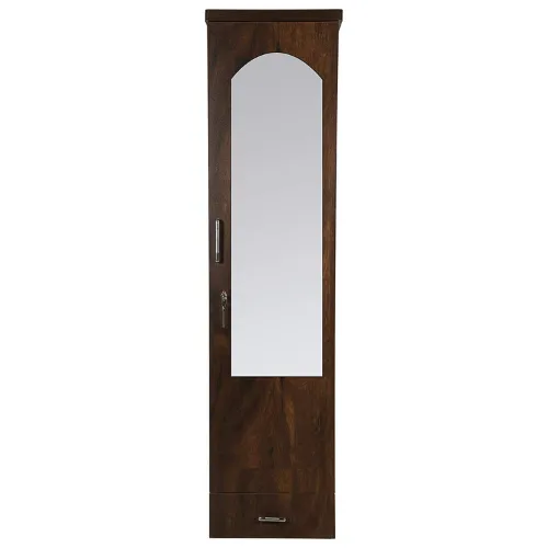 Single Door Wardrobe with Mirror