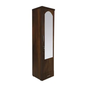 Single Door Wardrobe with Mirror