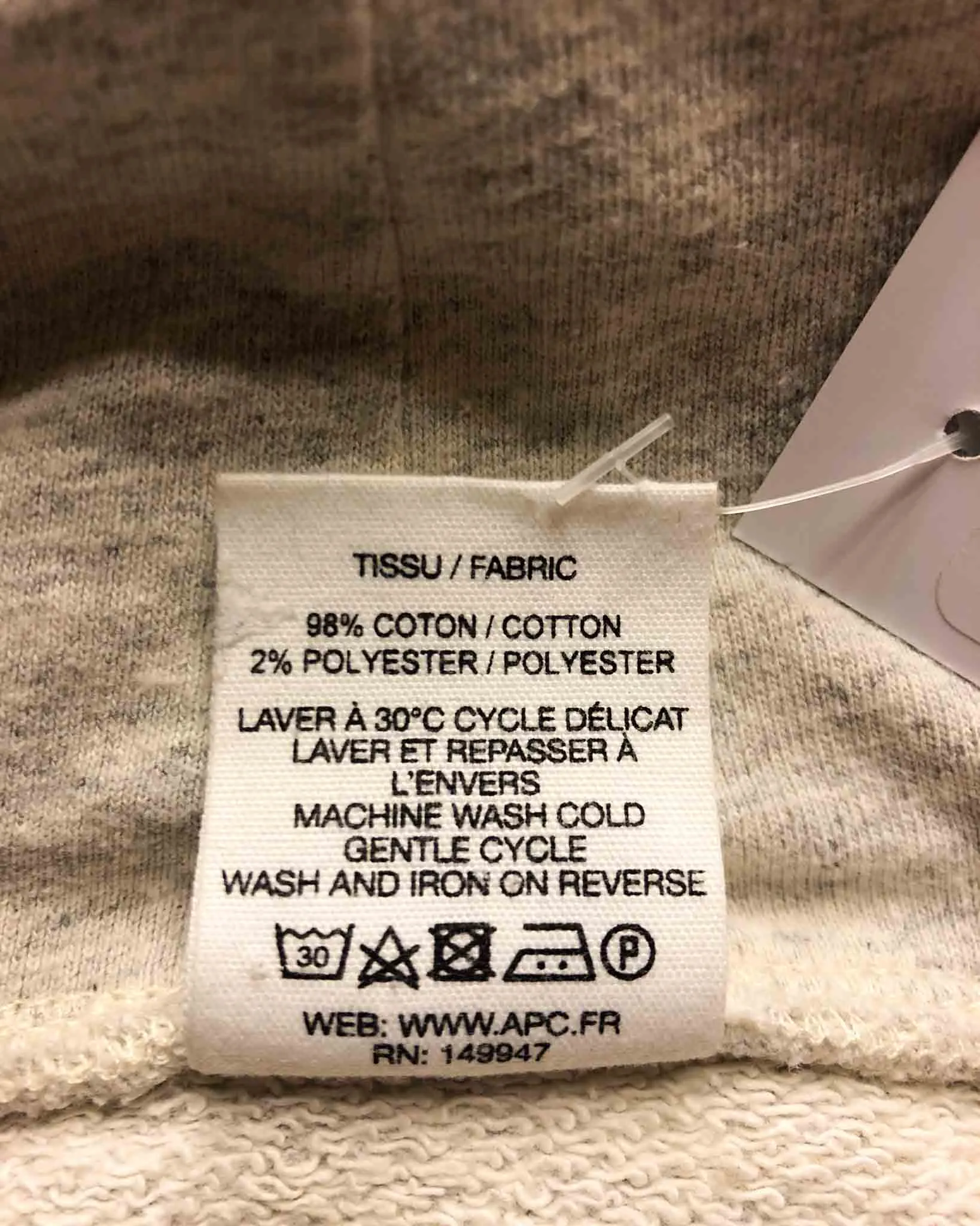 Size L | A.P.C Men's Aston Hoodie