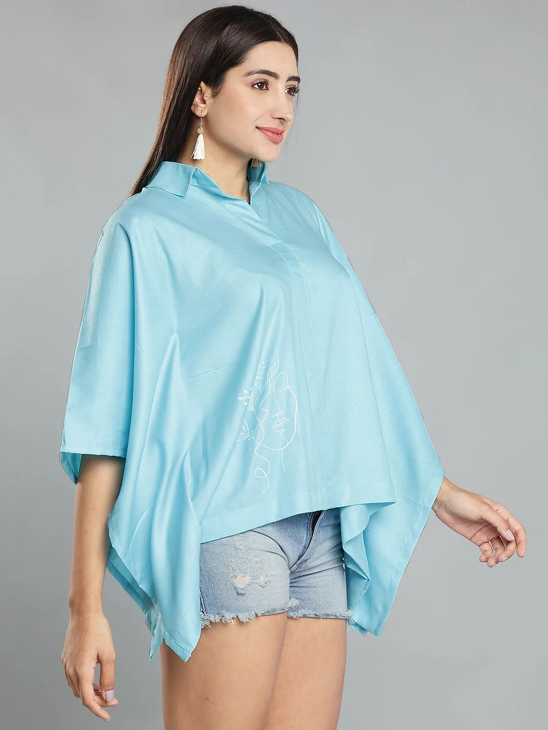 SkyBlue Kaftan Top - Enigma