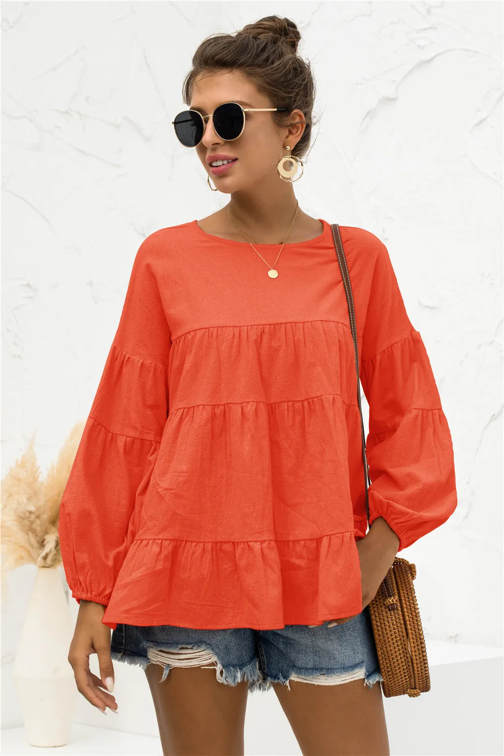 Soft Gathered Blouse