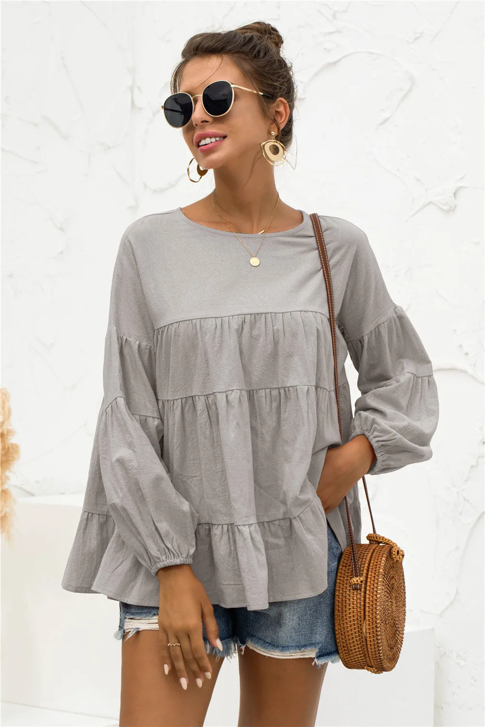 Soft Gathered Blouse