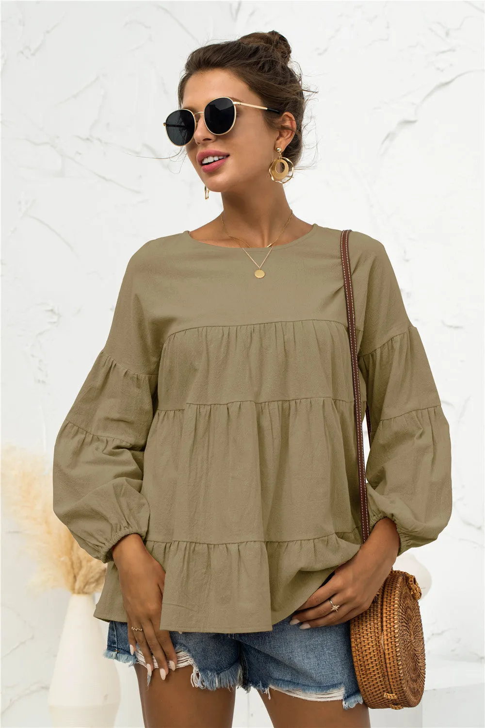 Soft Gathered Blouse
