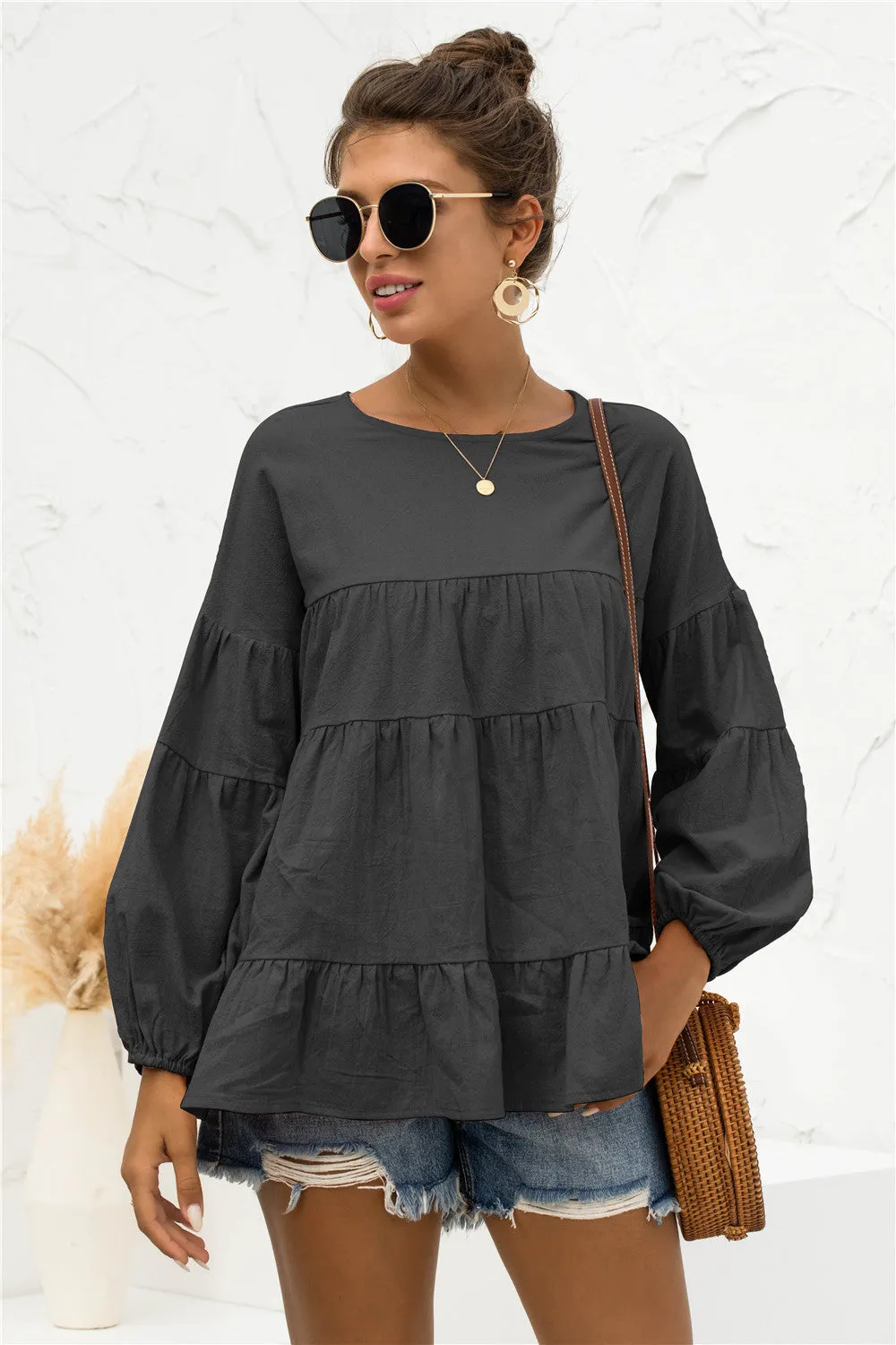 Soft Gathered Blouse
