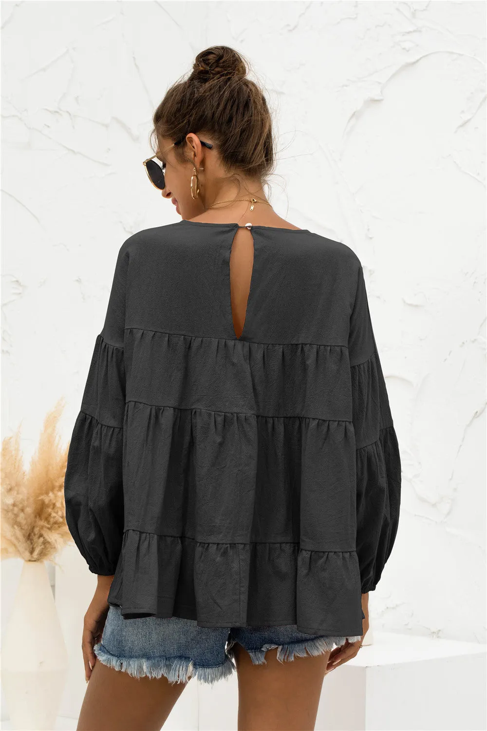 Soft Gathered Blouse