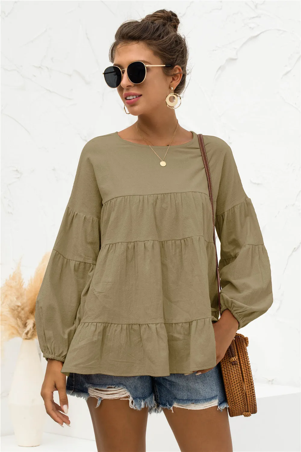 Soft Gathered Blouse