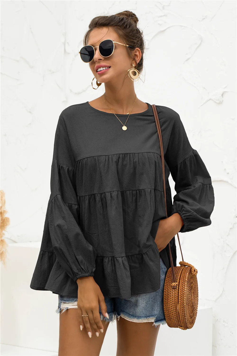 Soft Gathered Blouse