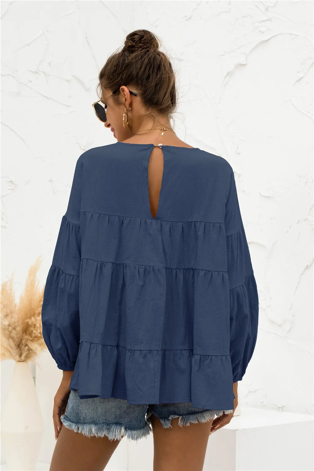 Soft Gathered Blouse