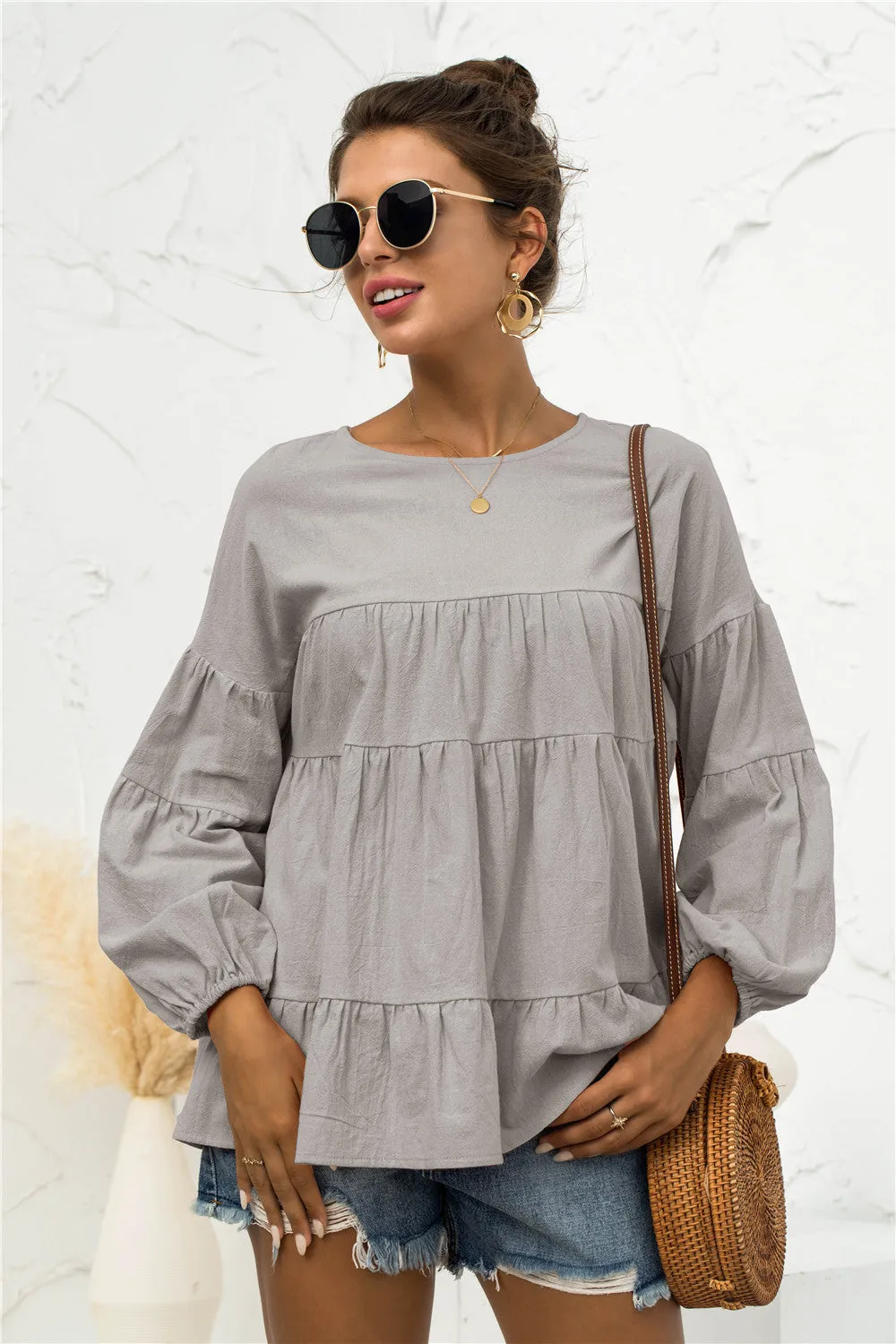 Soft Gathered Blouse