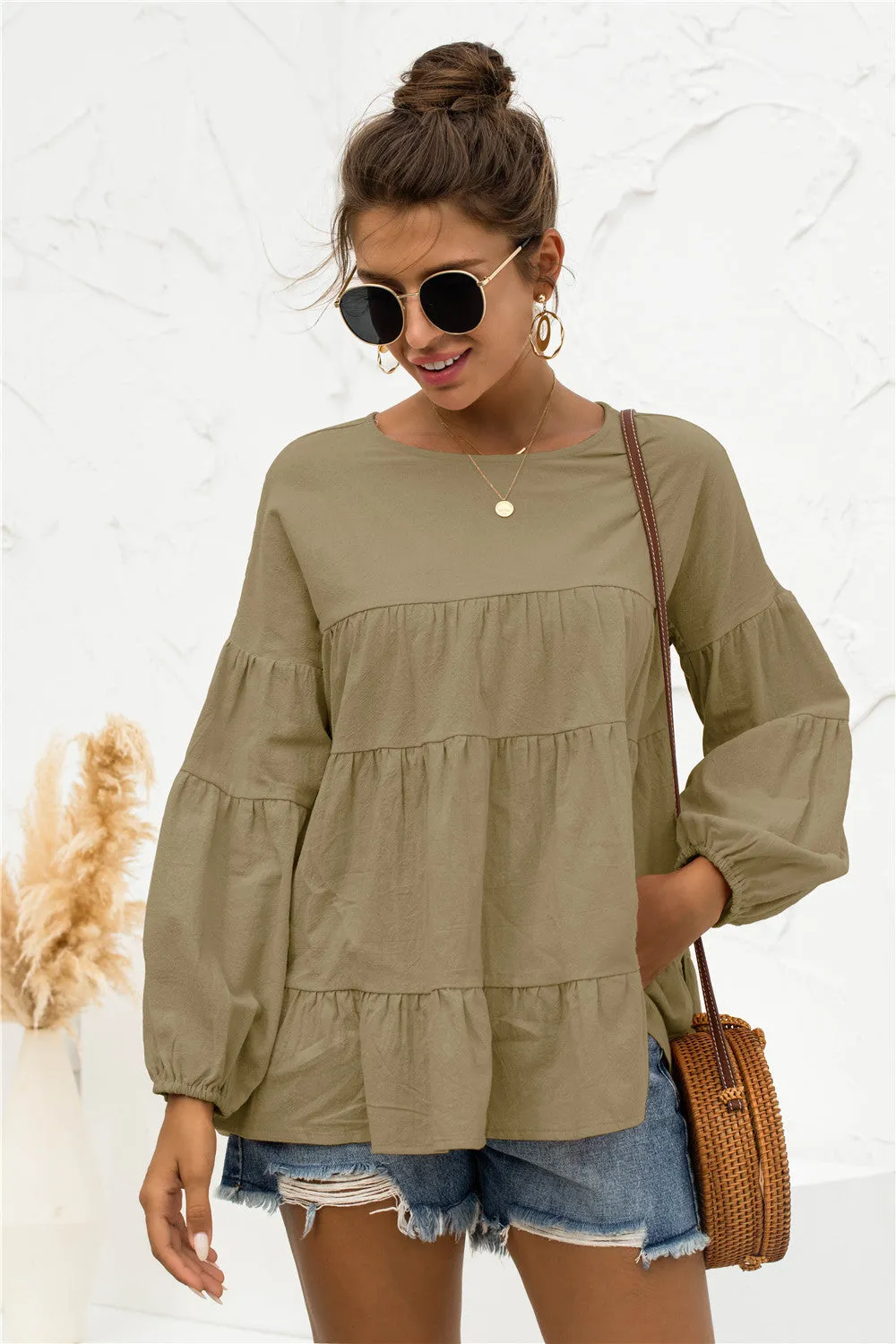 Soft Gathered Blouse