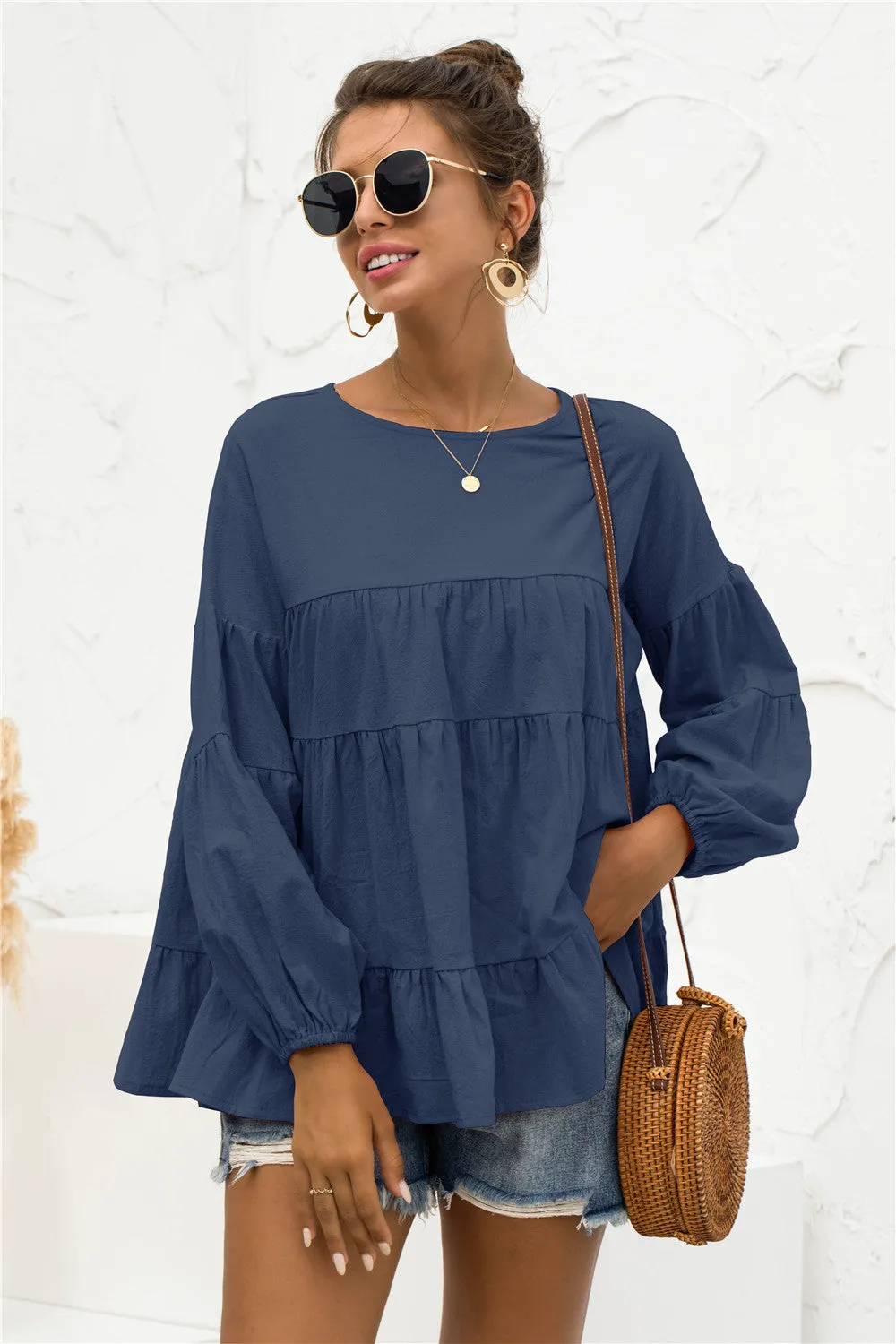 Soft Gathered Blouse
