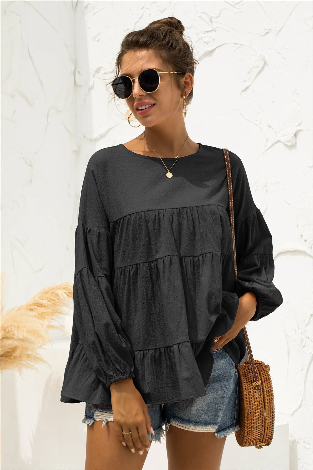 Soft Gathered Blouse