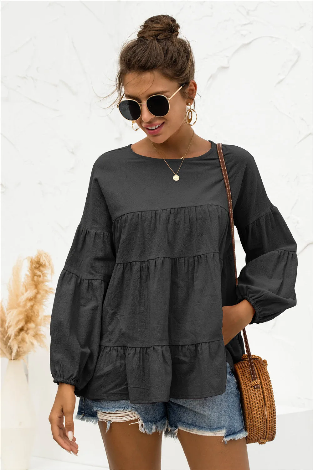 Soft Gathered Blouse