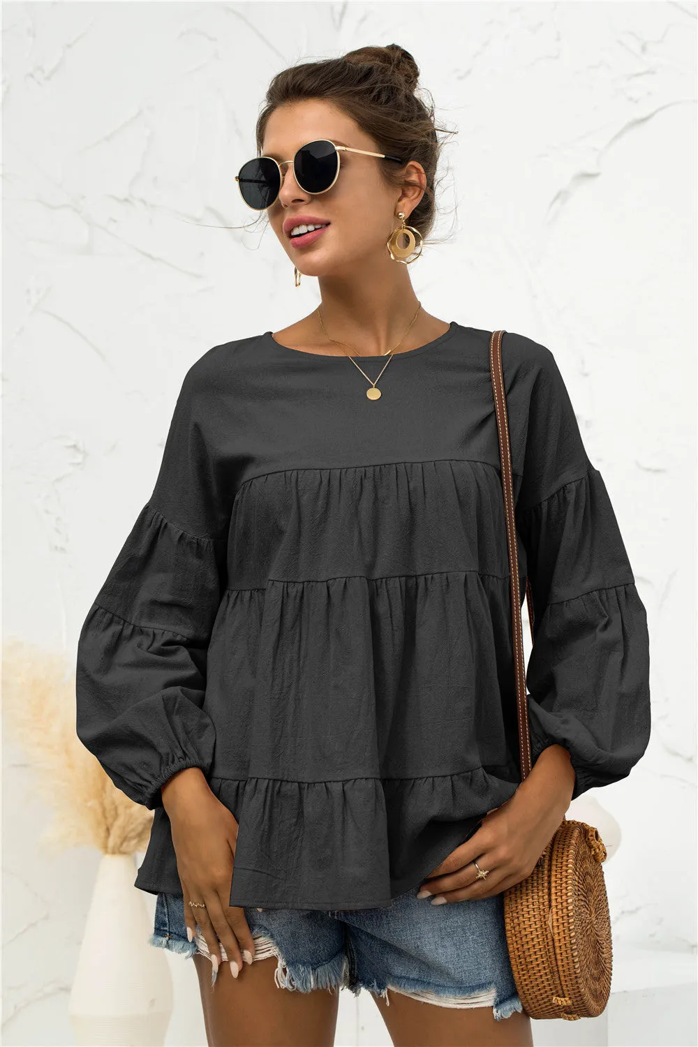Soft Gathered Blouse