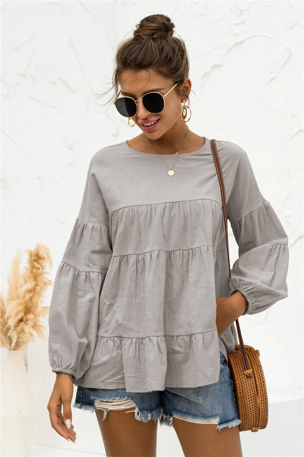 Soft Gathered Blouse