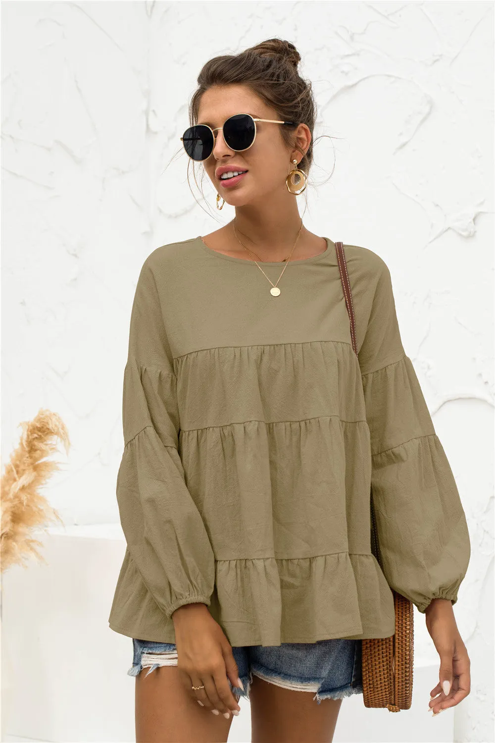Soft Gathered Blouse