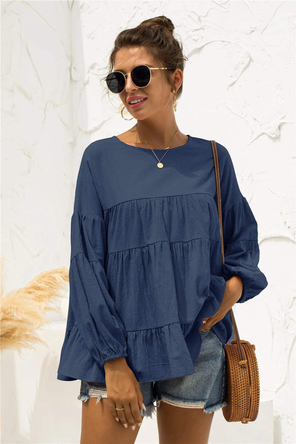 Soft Gathered Blouse