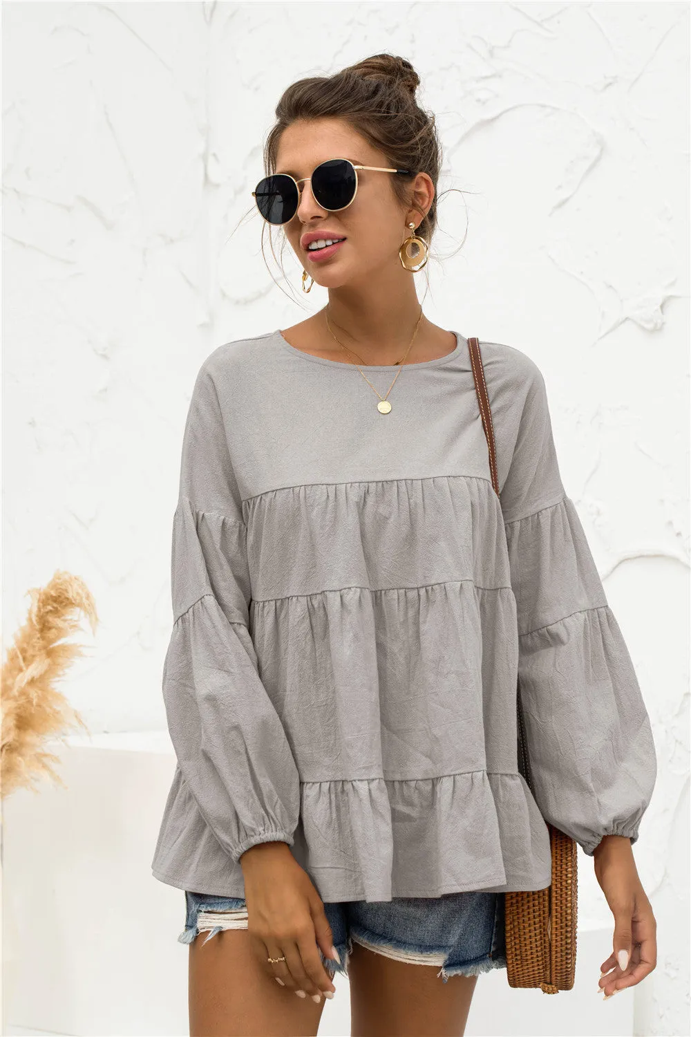 Soft Gathered Blouse