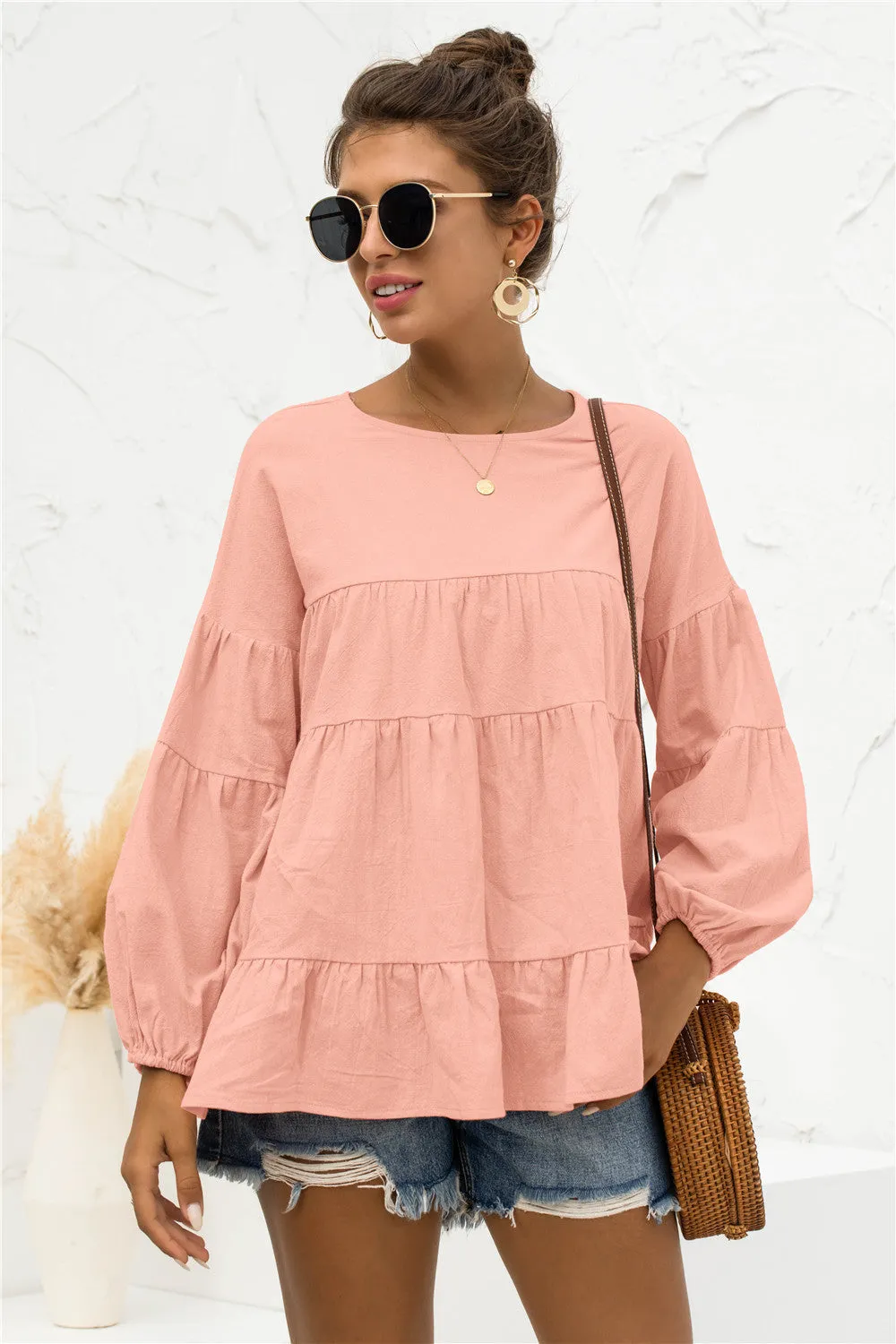 Soft Gathered Blouse