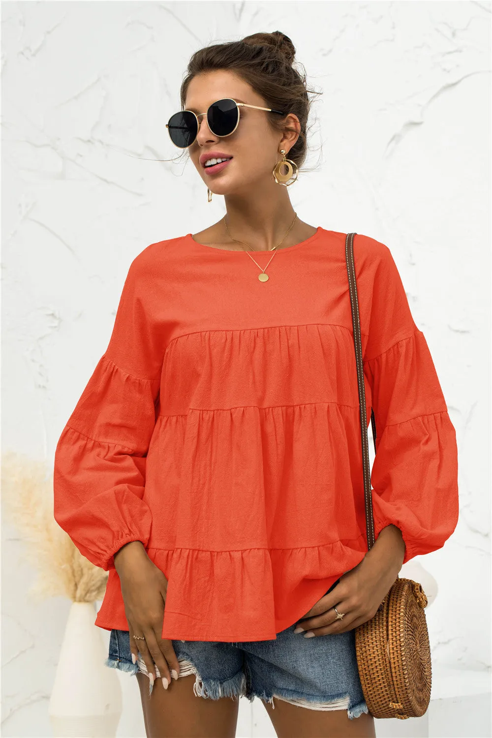 Soft Gathered Blouse