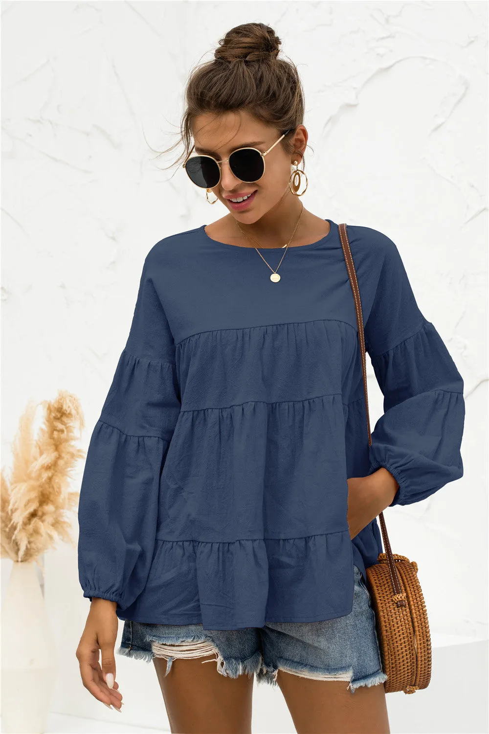 Soft Gathered Blouse