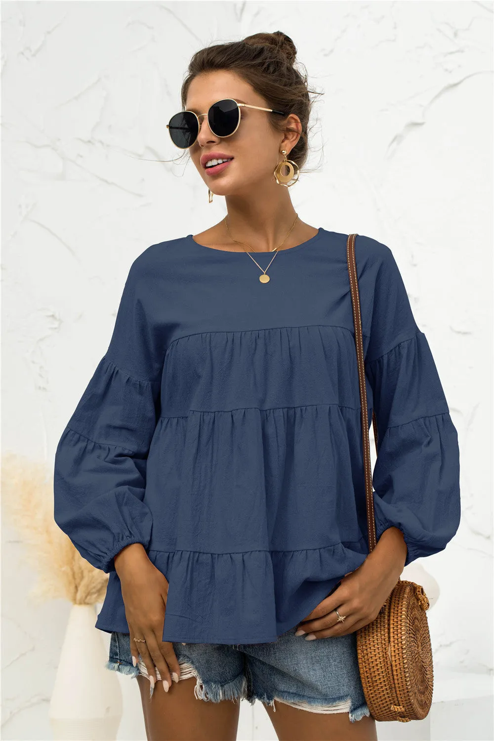Soft Gathered Blouse