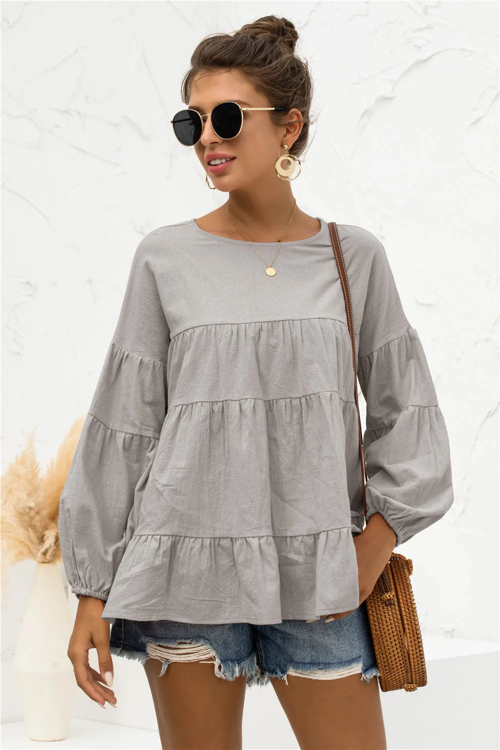 Soft Gathered Blouse