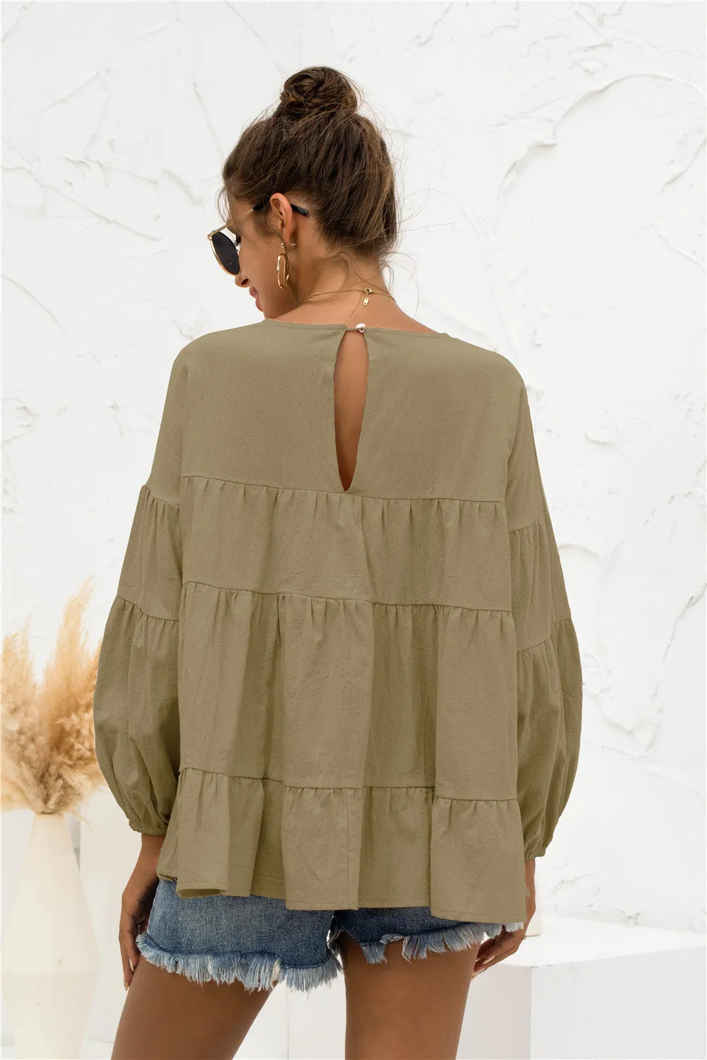 Soft Gathered Blouse