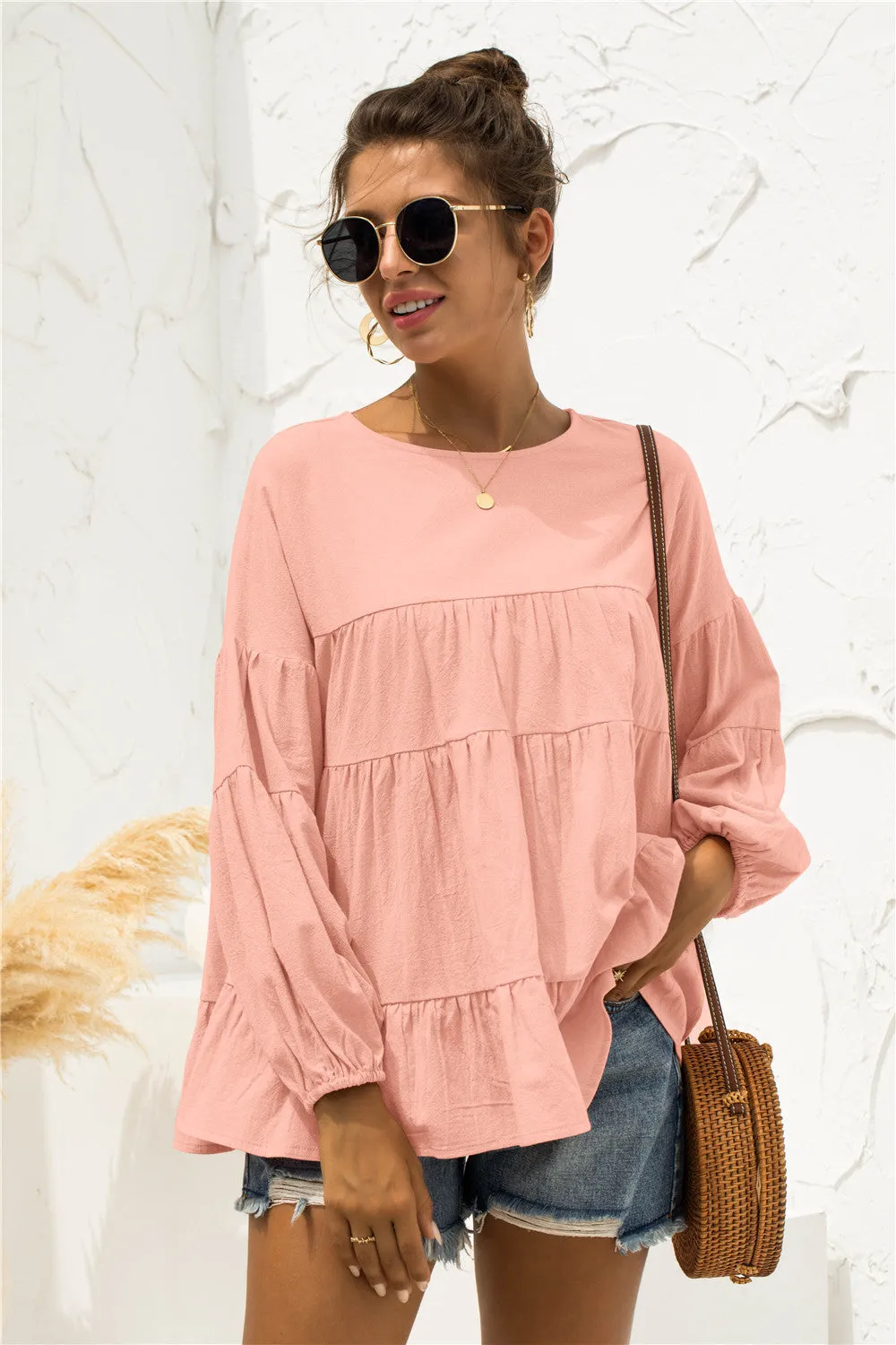 Soft Gathered Blouse