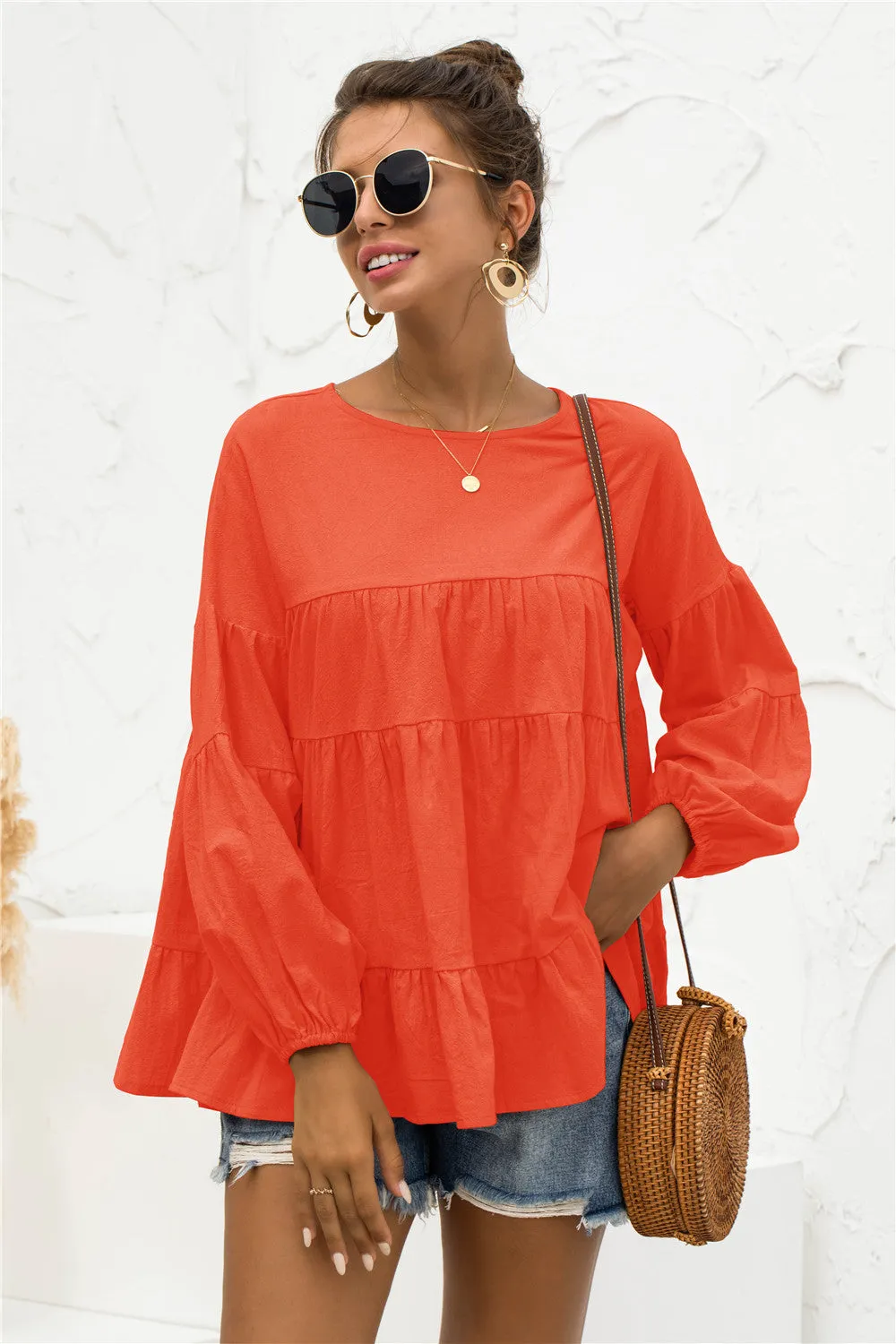 Soft Gathered Blouse