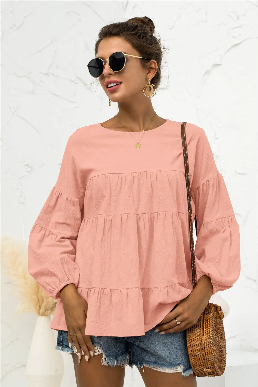 Soft Gathered Blouse