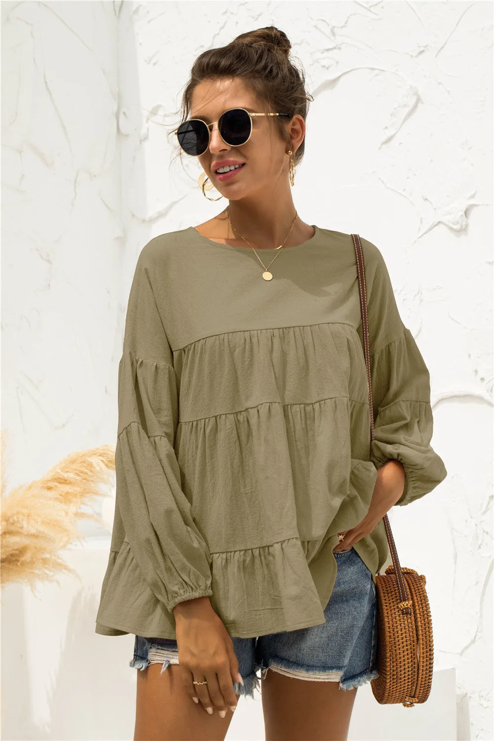 Soft Gathered Blouse