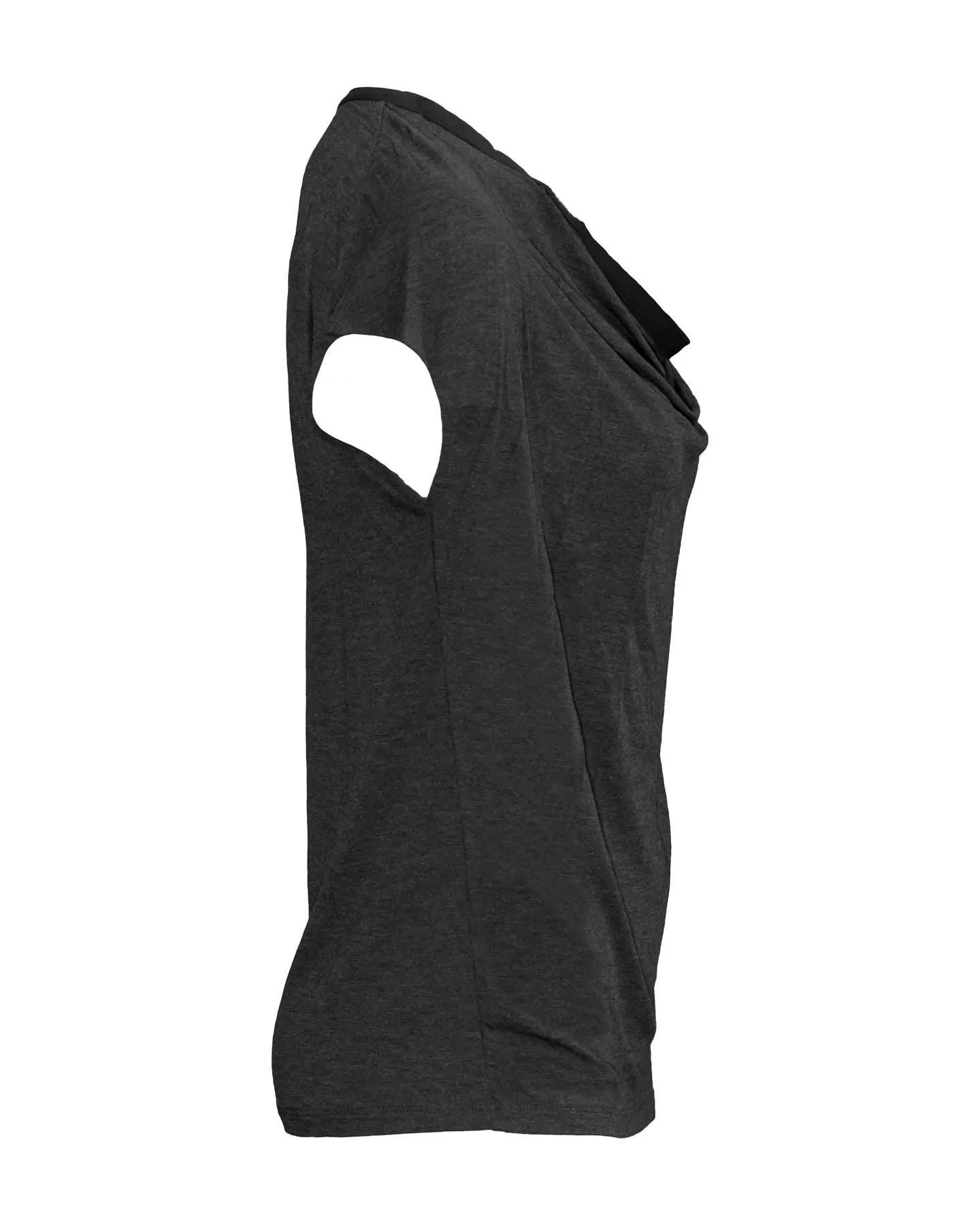 Soft Touch Cowl Neck T-Shirt