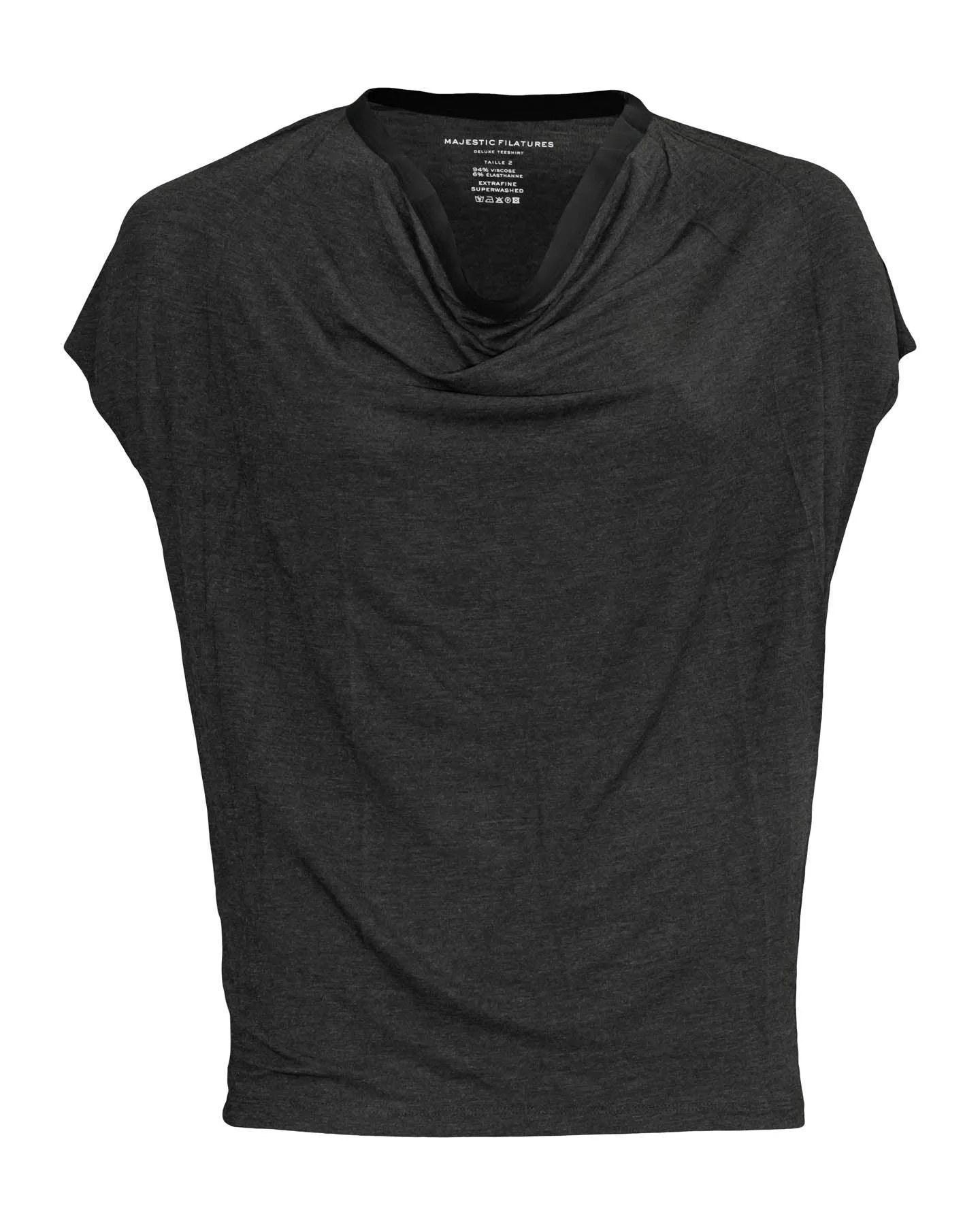 Soft Touch Cowl Neck T-Shirt