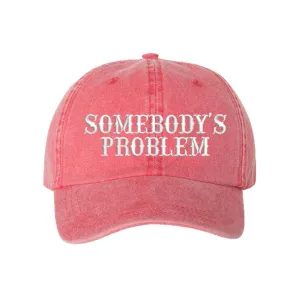 Somebody's Problem Washed Baseball Hat