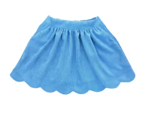 Sophie Scalloped Skirt- French Blue