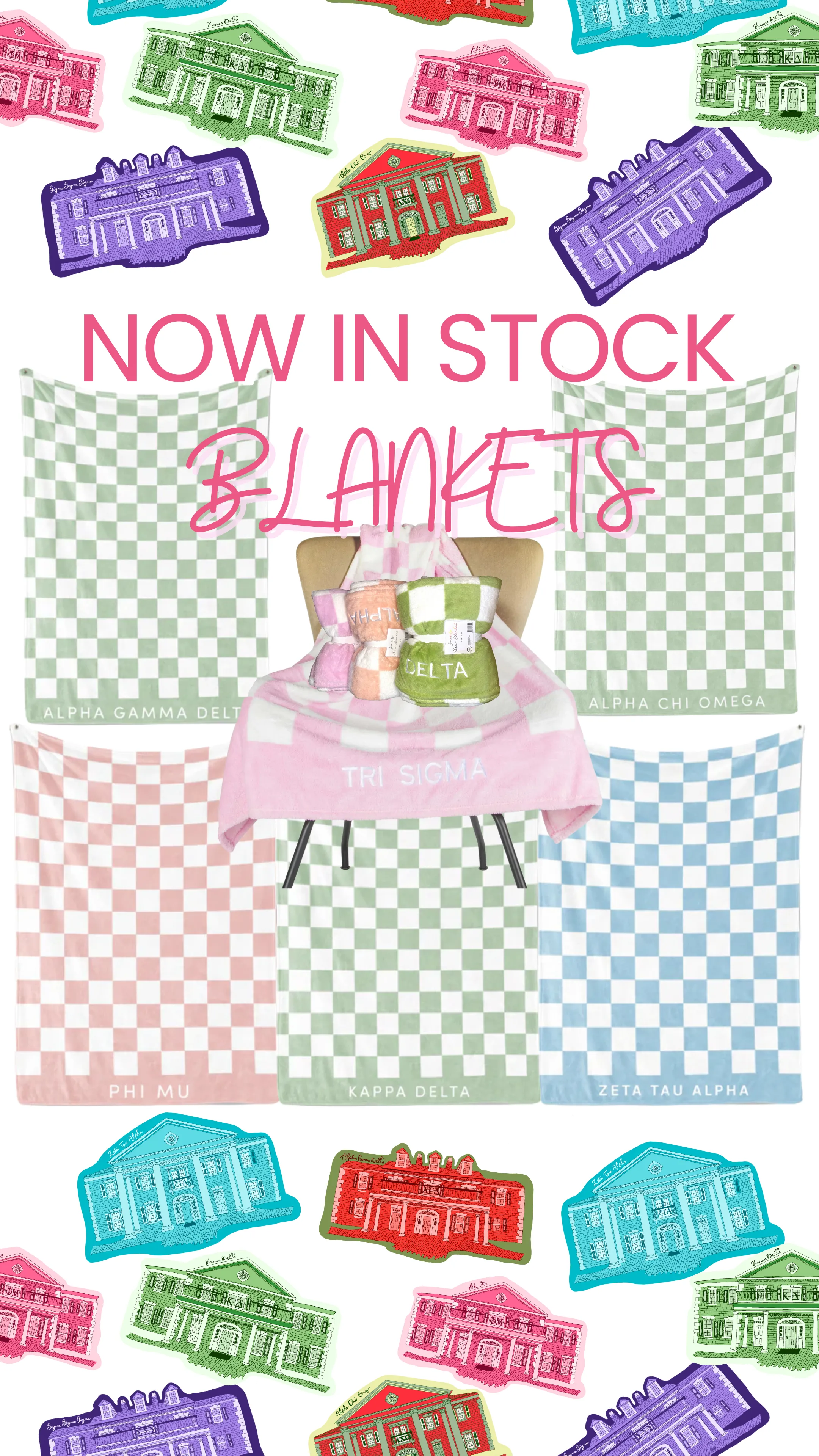Sorority Sherpa Blanket